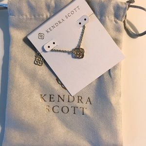 Gold Kendra Scott Logo Necklace
